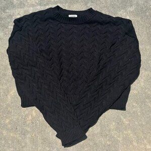Black Cotton On Sweater